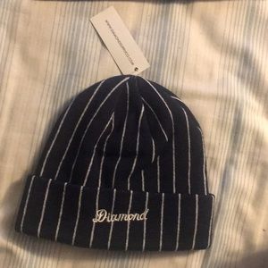 Diamond Striped Beanie
